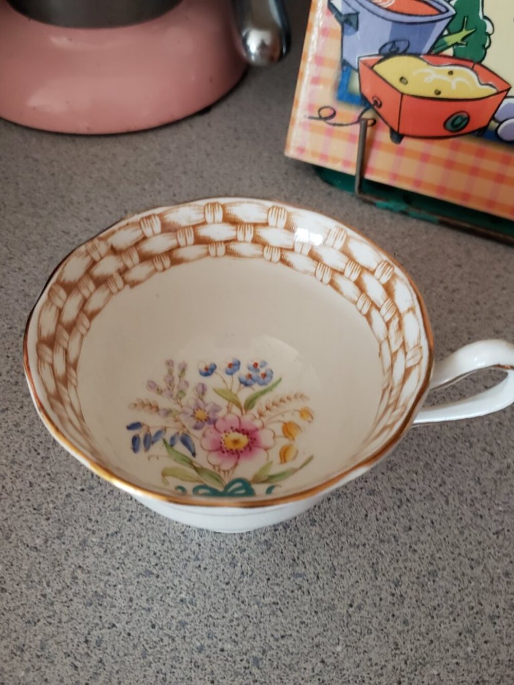 Royal Albert Footed Cup Torquay Yellow